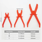 1Pcs M Durable Nylon Hose Clamp Tool Brake Fuel Water Line Clamp Pliers Hands Free Tool Car Repair Tools Hose Cut-off Pliers