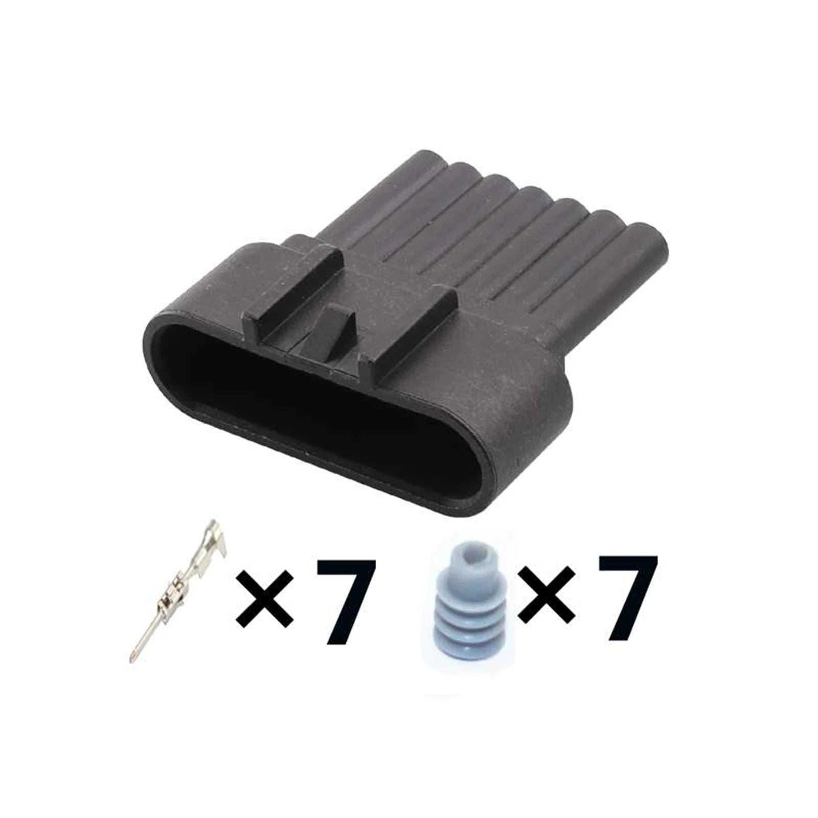 7-Pin Connector Waterproof 1.5mm Male Female Connector Automobile Wire Harness Cable Plug for Chevrolet Buick Opel PP10000888