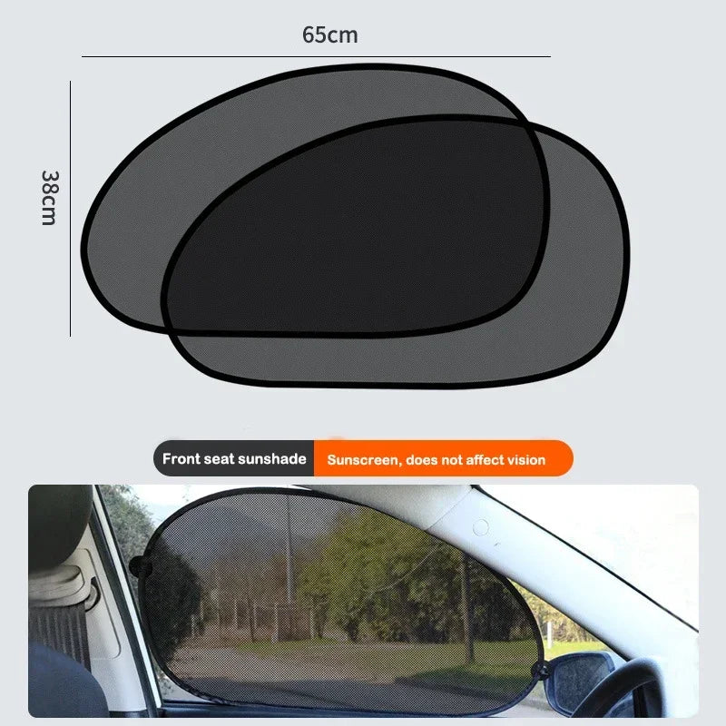 Front Windshield Sunshade, Foldable Sun Visor , Suitable for Sedan and SUV Models Amagi