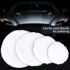 3/4/5/6/7Inches Wool Polishing Disc Waxing Polishing Buffing Car Paint Care Polisher Pads for Car Wash Auto Accessories