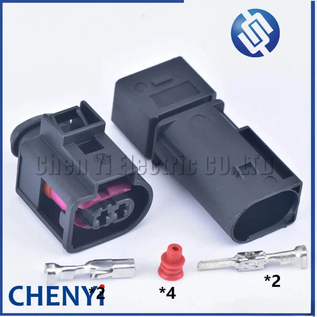 2 Pin male or female auto waterproof Connectors Wire harness Plug For Horn injector plug 4D0971992