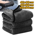 Car Wash Towel 1200gsm Microfiber Double-Sided Ultra Absorbent Car Wash Cloth Cleaning Drying Towel Washing Accessories Amagi