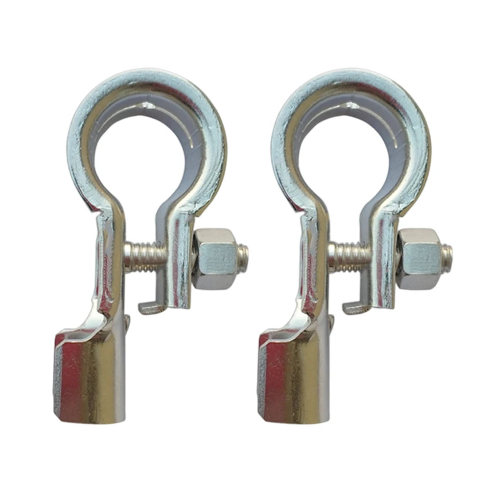 1 Pair Battery Terminals Connector Clamps Copper Battery Terminal Kit Brass Terminal Clamp Connector Negative Positive Auto Part