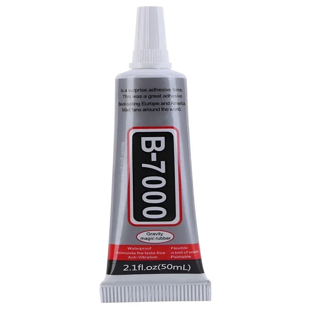 B-7000 Adhesive Jewelry Glue Craft/Repair Mobile Phone Touch Screen Epoxy Resin Rhinestone Craft Liquid with Precision Tip Amagi