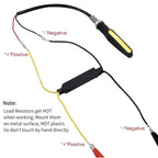 12V 21W Fault For Motorcycle Flashing Turn Lights LED Load Resistor Light Blinker Error Repair Lamp Malfunction Eliminator