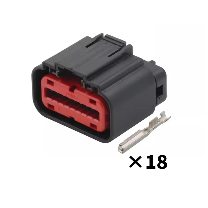 The 18-hole air flowmeter plug connector sheath with terminals DJ7182A-1-21 is suitable