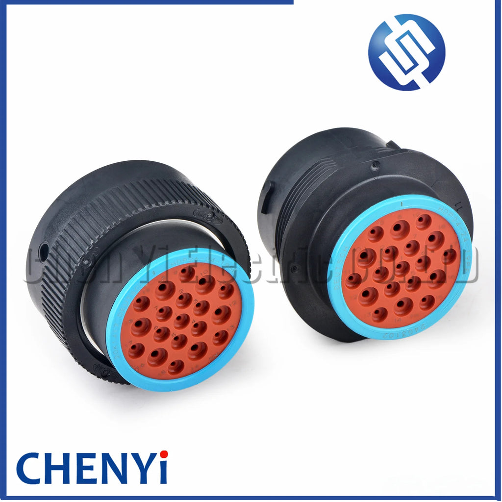 19 Pin automotive waterproof connector For Deutsch Original HDP series Wire harness plug HDP26-24-19SE HDP24-24-19PE With Pins