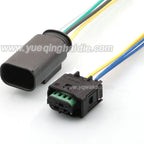 Tyco 4 Pin Connector Waterproof AMP 0.6mm Male Female Connector Housing Cable Plug for BMW 1-967640-1 2-967640-1
