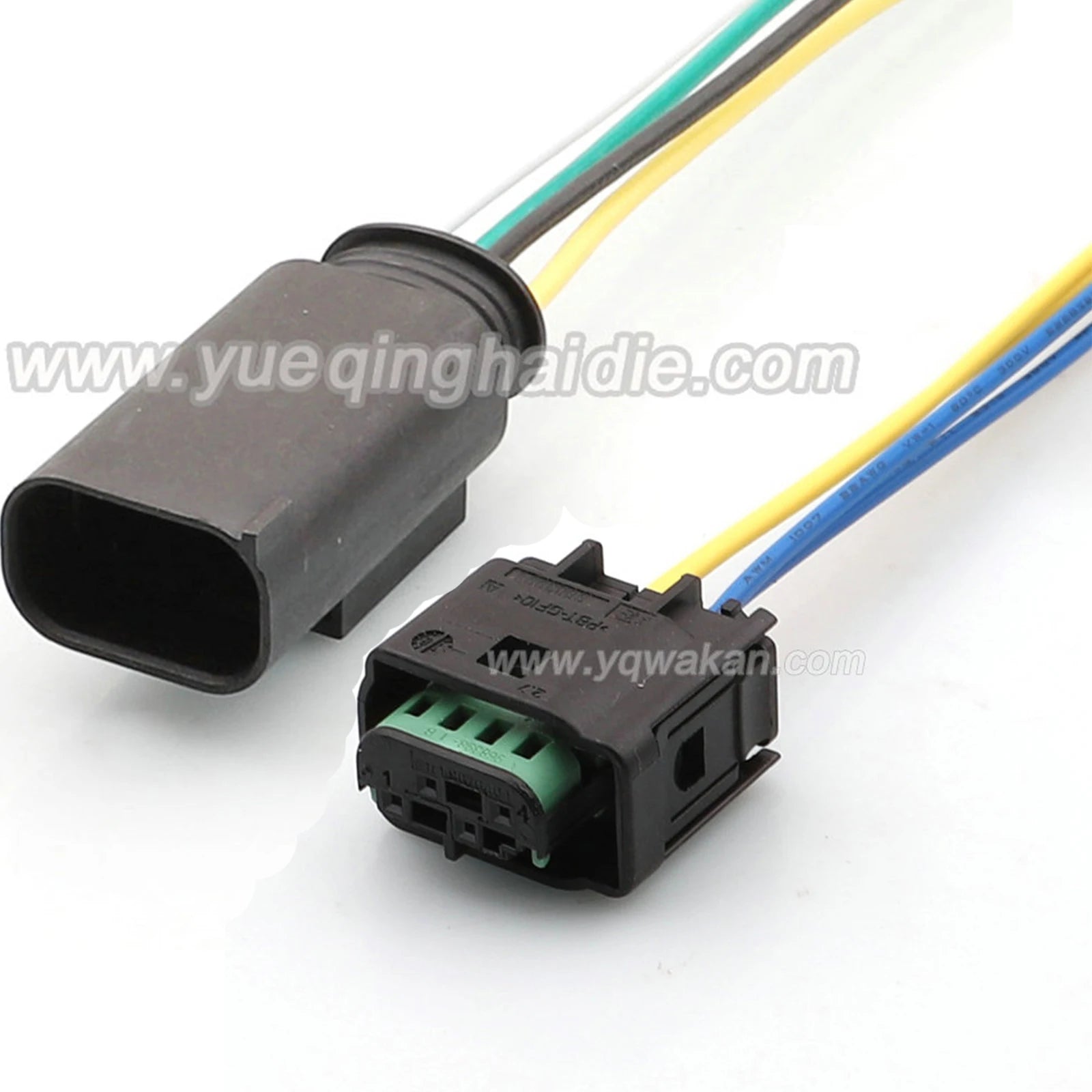 Tyco 4 Pin Connector Waterproof AMP 0.6mm Male Female Connector Housing Cable Plug for BMW 1-967640-1 2-967640-1