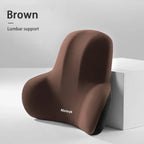 Comfortable Car Headrest and Lumbar Support Cushion for Office Home Chairs - Relieve Back Pain and Improve Posture Accessories
