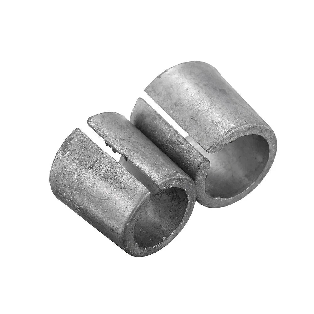 2 Pcs Car Battery Post Adaptors Sleeves Car Battery Terminal Converters Post Adaptors Sleeves Positive Negative Repair Shim