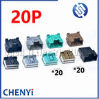 20 Pin Automotive Audio amplifier module connector PCB board harness plug 314101200 7116-4416-02 34729-0200 For Ford Focus