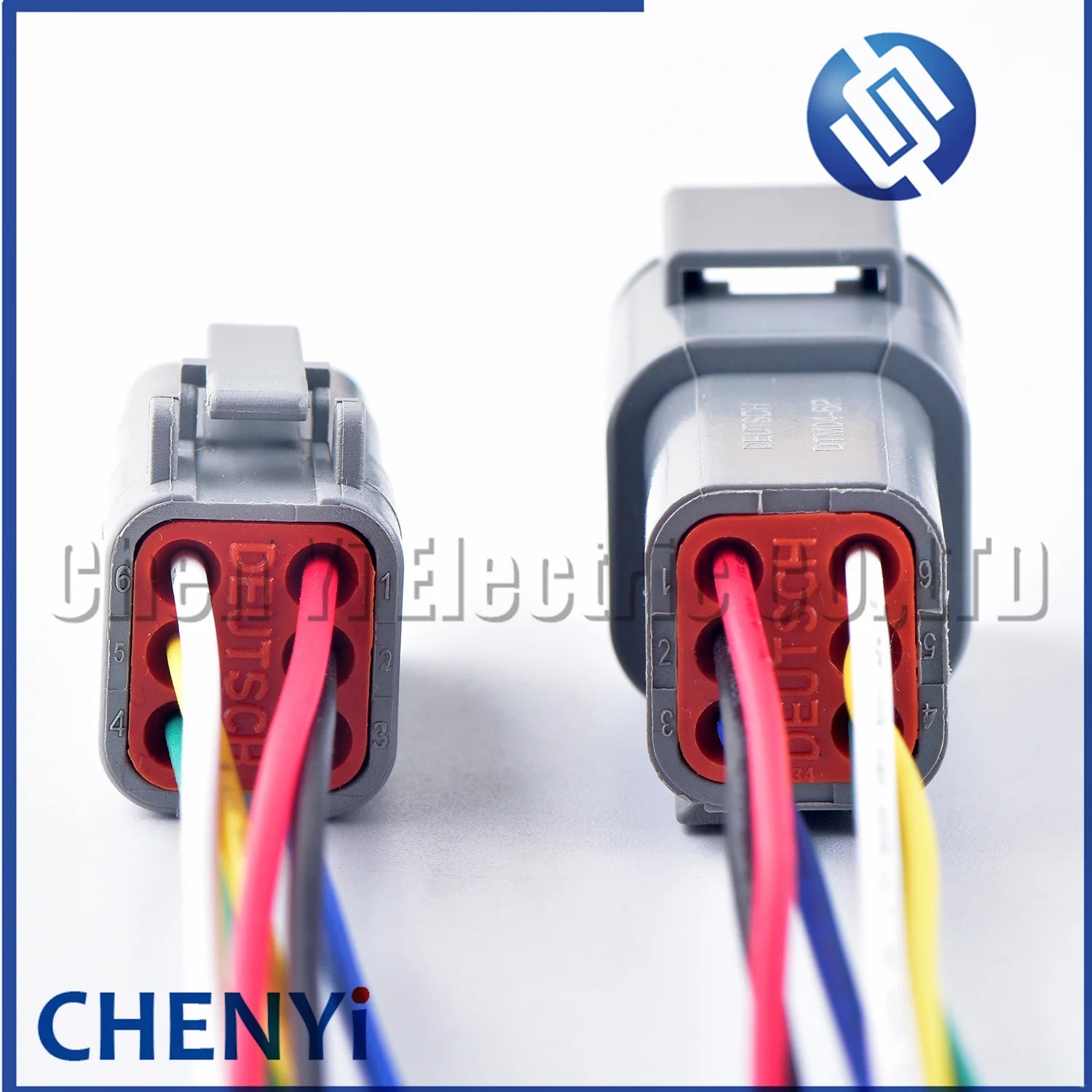 DTM series 6 Pin Automotive waterproof connector Sealed Wire Harness Plug DTM06-6S DTM04-6P with 15cm wires For Deutsch