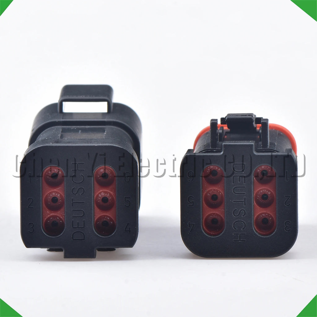 6-Pin Connector Black series Connector Waterproof Socket Deutsch Engineering Vehicle
