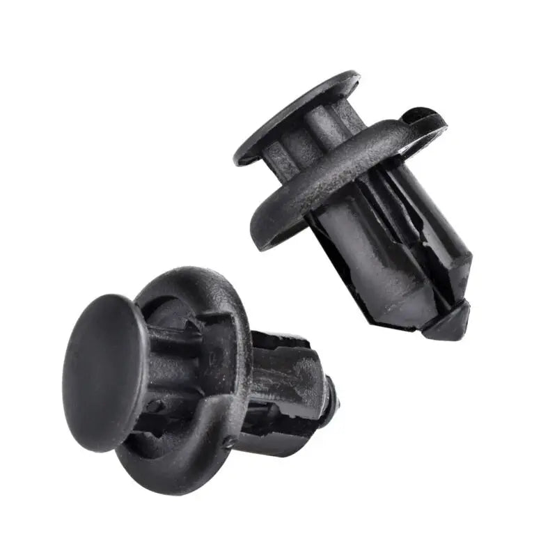50 Pcs Car Bumper Retainer Clips Nylon Rivet Fastener Bumper Clip Retainer Screw Fender For Honda Door Trim Panel Retainer