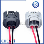 2 Pin Auto waterproof connector Headlight front bumper light plug tail light fog light plug for ford mustang Buick Regal excelle