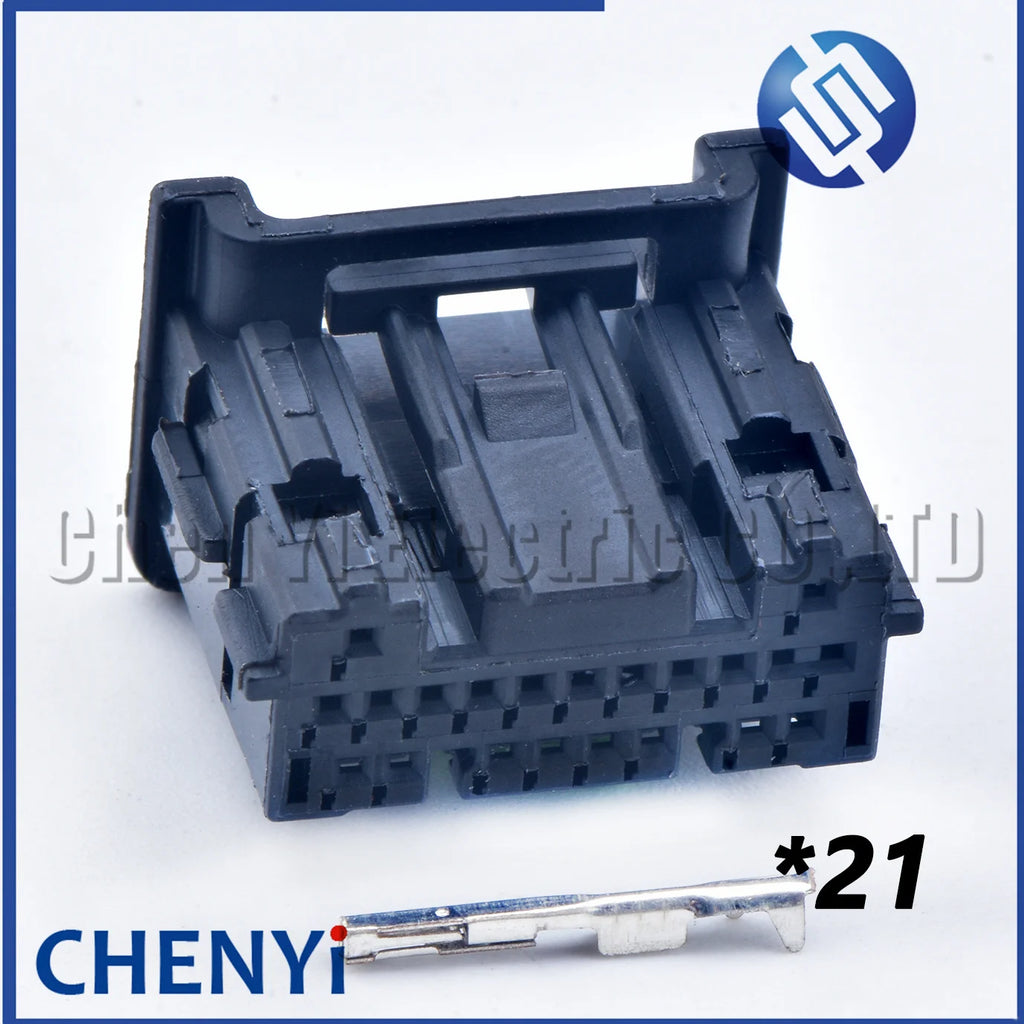 21 Pin Car computer module connector male or female Gateway harness plug 2229097-2 90980-12C61 For Toyota Lexus