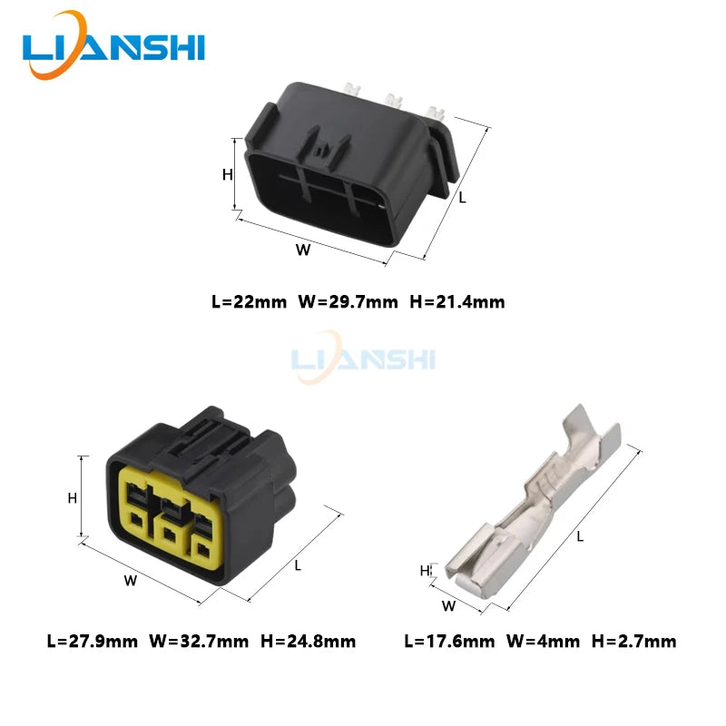 FSW-C-6F-B is suitable for Yamaha Kawasaki motorcycle rectifier charger plug 6pin automotive headlight connector DJ70610-3-10/21