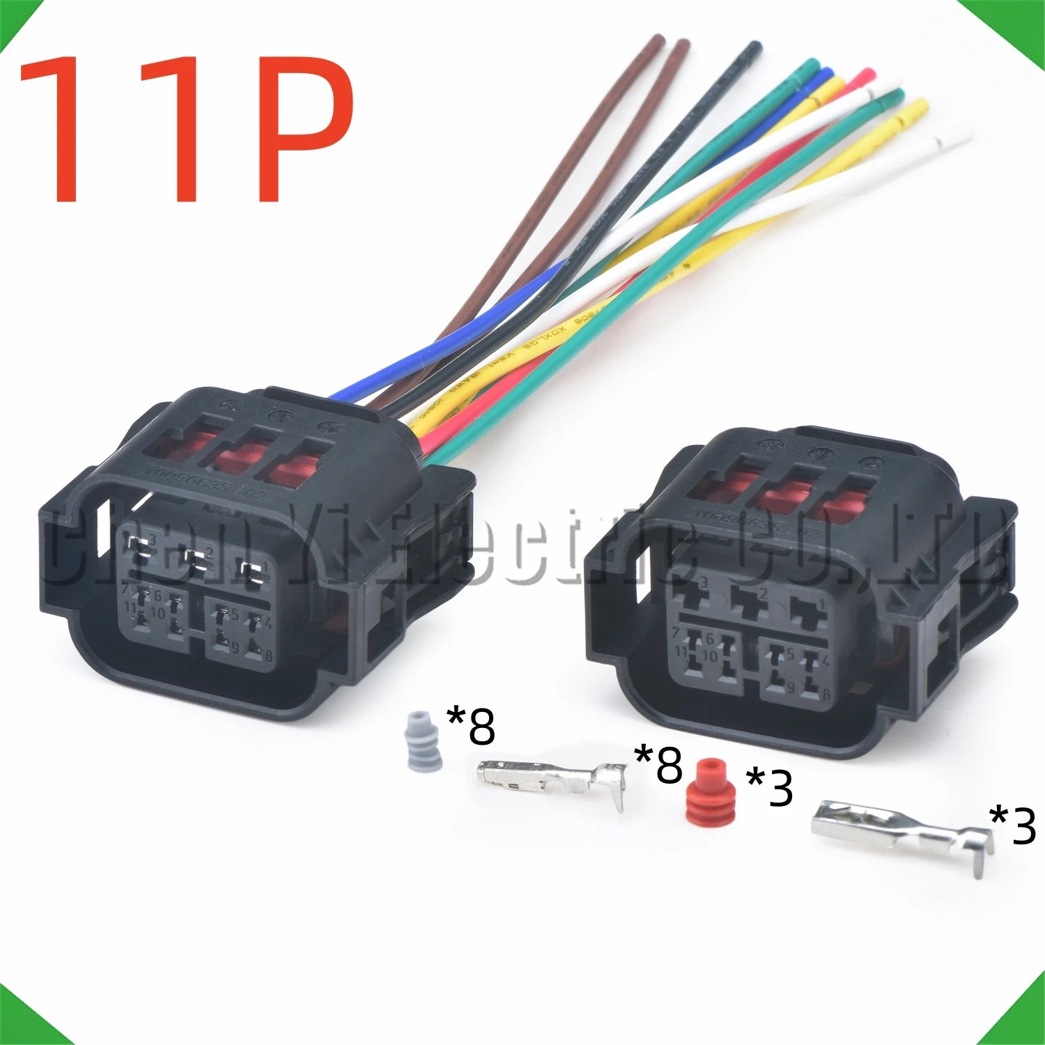 11-pin auto connector automotive connectors transfer motor engine computer version harness