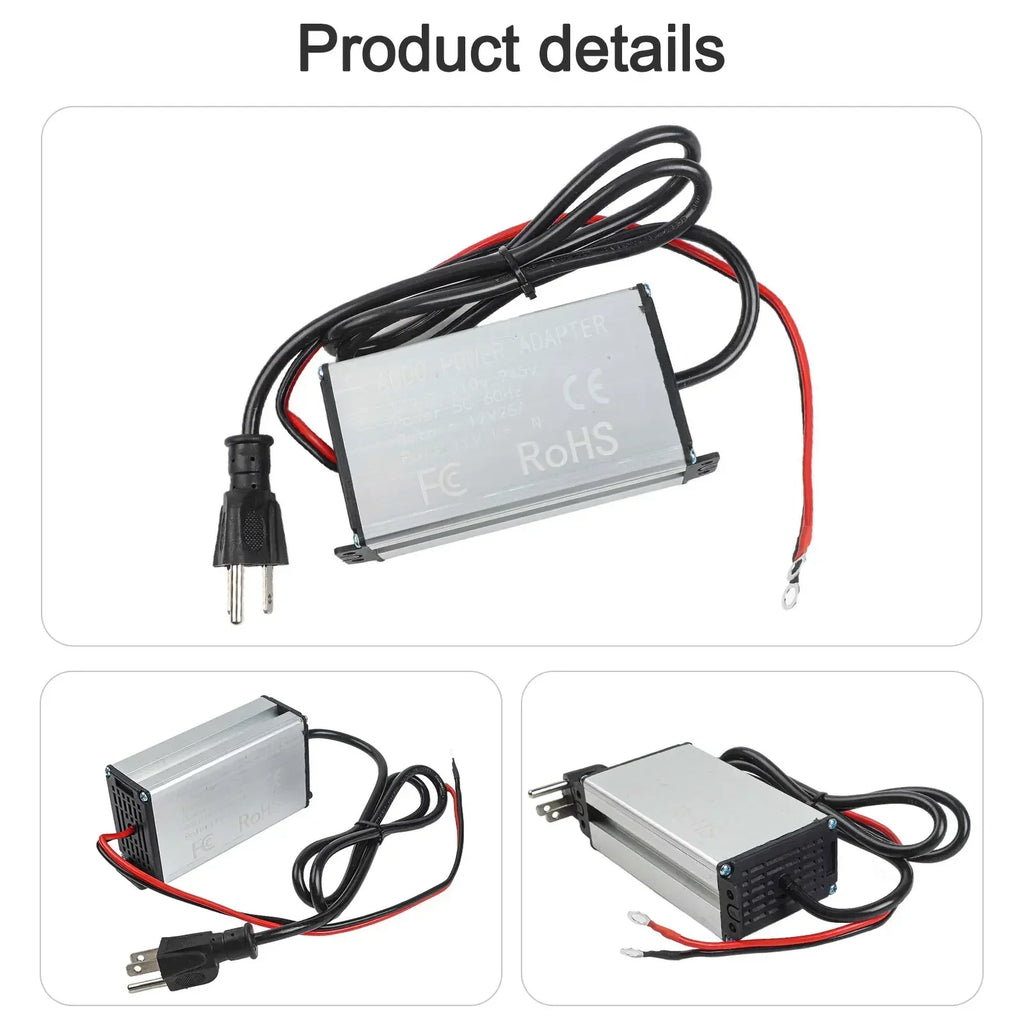 230V To 12V Power  Converter Adapter For 5KW / 8KW All-in-one  Diesel Air Heater UK/US Suitable For  Household Electrical Outlet