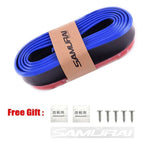 Car Front Bumper Protection Tool Carbon Fiber Strong Adhesive Rubber Universal Front Edge Anti-scratch Protector Amagi