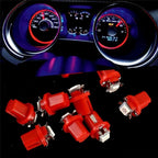 T5 LED Car Bulbs B8.5d Auto Car Dashboard Speed Lights Bulb Car Interior Lamp Accessories Dashboard Side Switch Lamps 12V