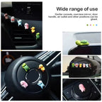 Car Ornaments Mini Sleeping Cute Animals Resin Bear Rabbit Sheep Turtle Resin Decoration Home Office Computer Decor Amagi