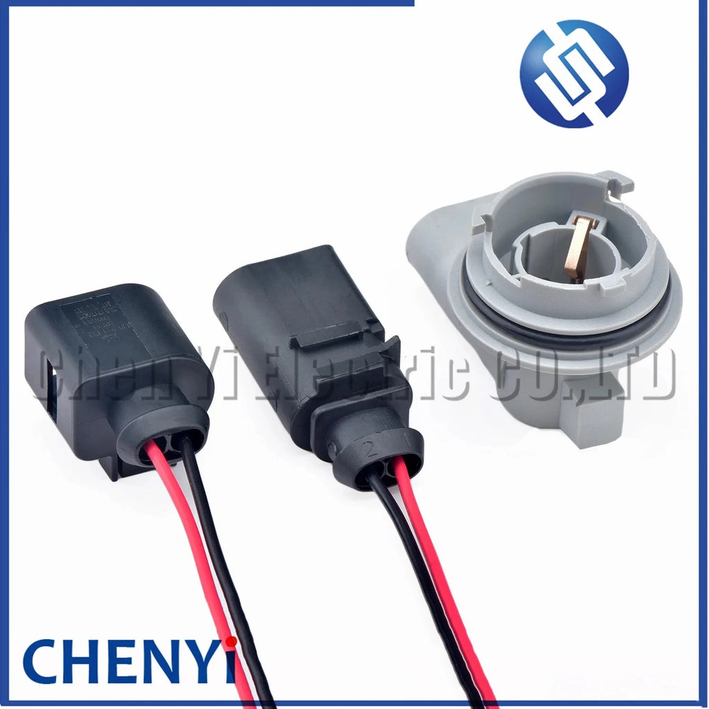 2 Pin Auto connector Turn Signal Light 1156 Bulb Socket Light Lamp  Holder Wire harness plug 1H0953123F 1J0973722 8B0973822