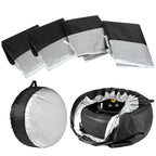 Spare Tire Cover Auto Vehicle Wheel Protector 13-19/19-23inch Case Polyester Car Tyre Storage Bags Cars Wheel Protection Amagi