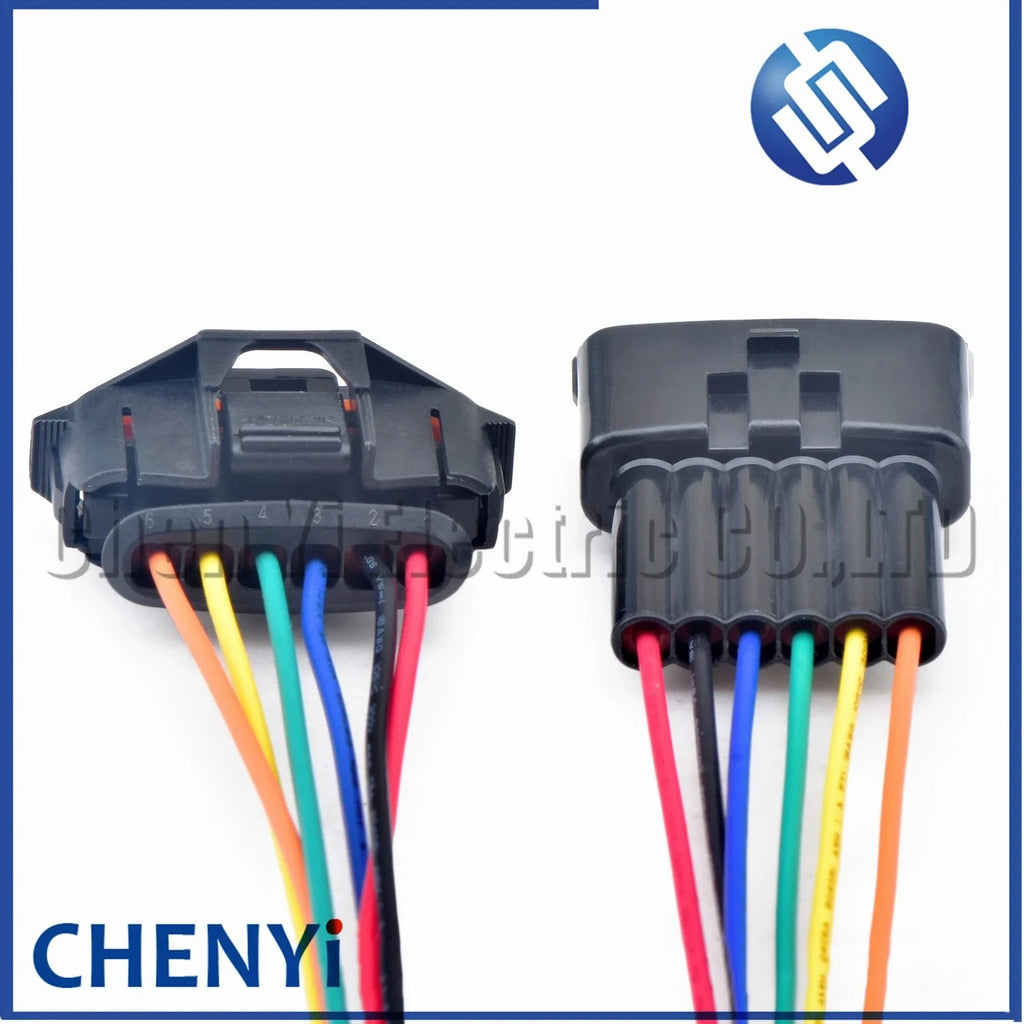 6 Pin 1928403740 Waterproof Auto Socket Diesel Common Rail Accelerator Pedal Plug For Hyhundai 936394-2 1 928 403 740