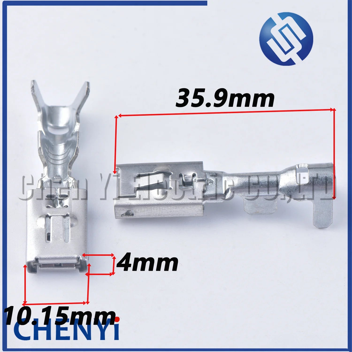 10 Pcs 6.3mm Composite Brass tin plating Wiring Terminal DJ6223-6.3C female Pin for Connector Plug Socket Fuse Box Wire Harness