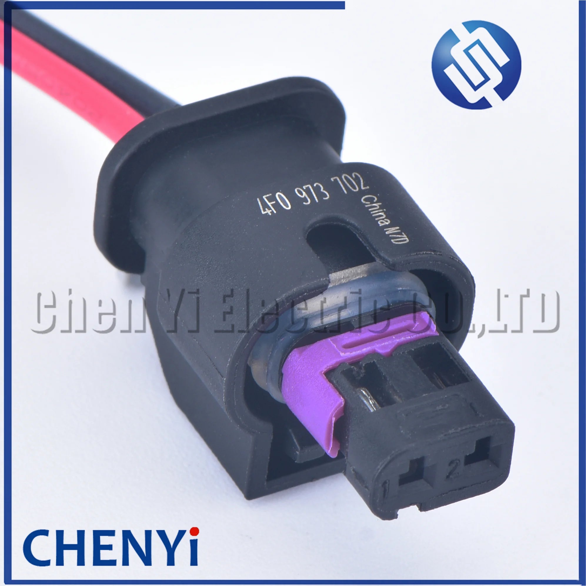 2 Pin auto fuel injector connector wires waterproof sensor plug 0-2112986-1 1-1718643-1 4F0973702 4F0 973 702