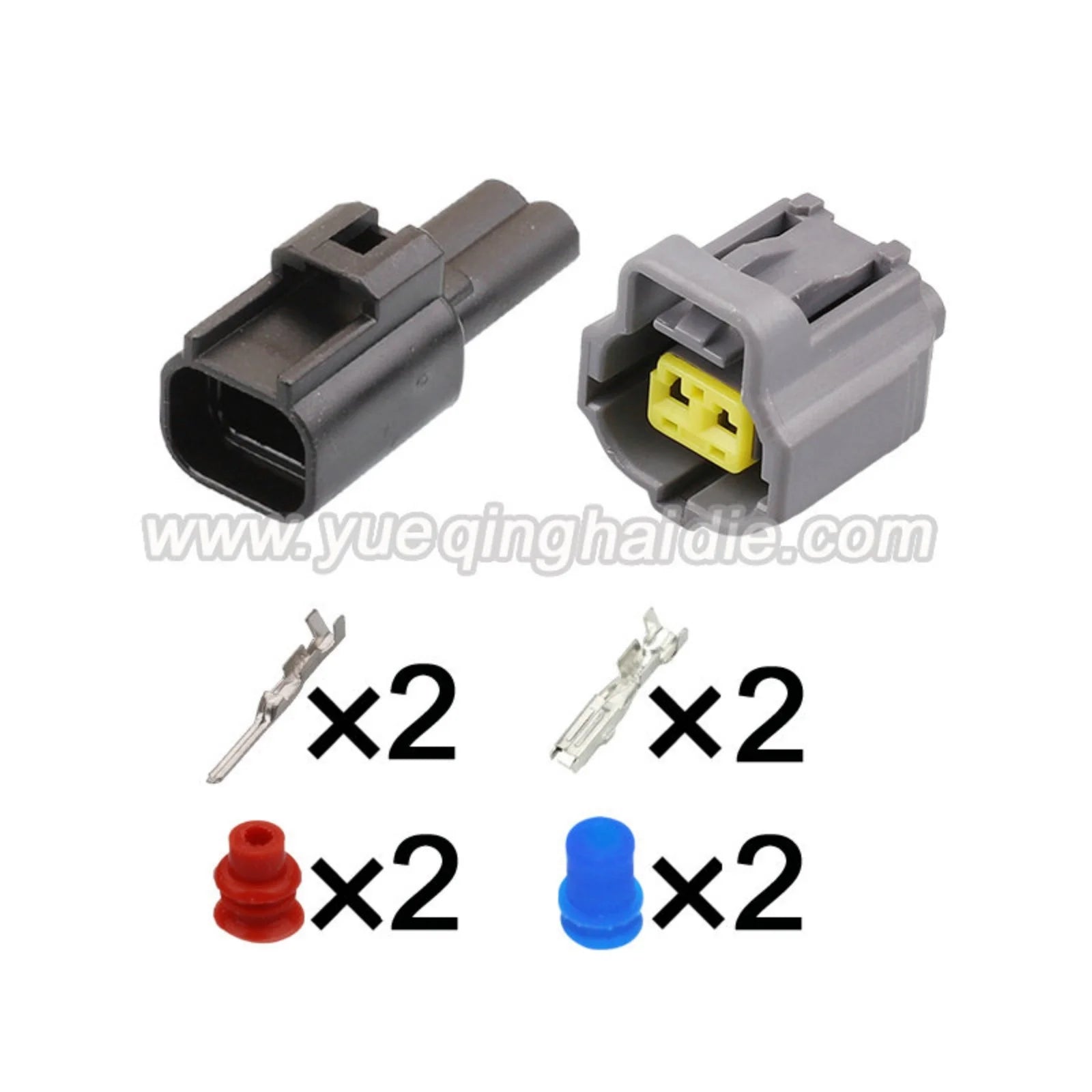2PIN Connector Waterproof 1.8mm Male Female Water Temperature Sensor Plug Connectors Cable Socket For Toyota 184154-1 178390-2