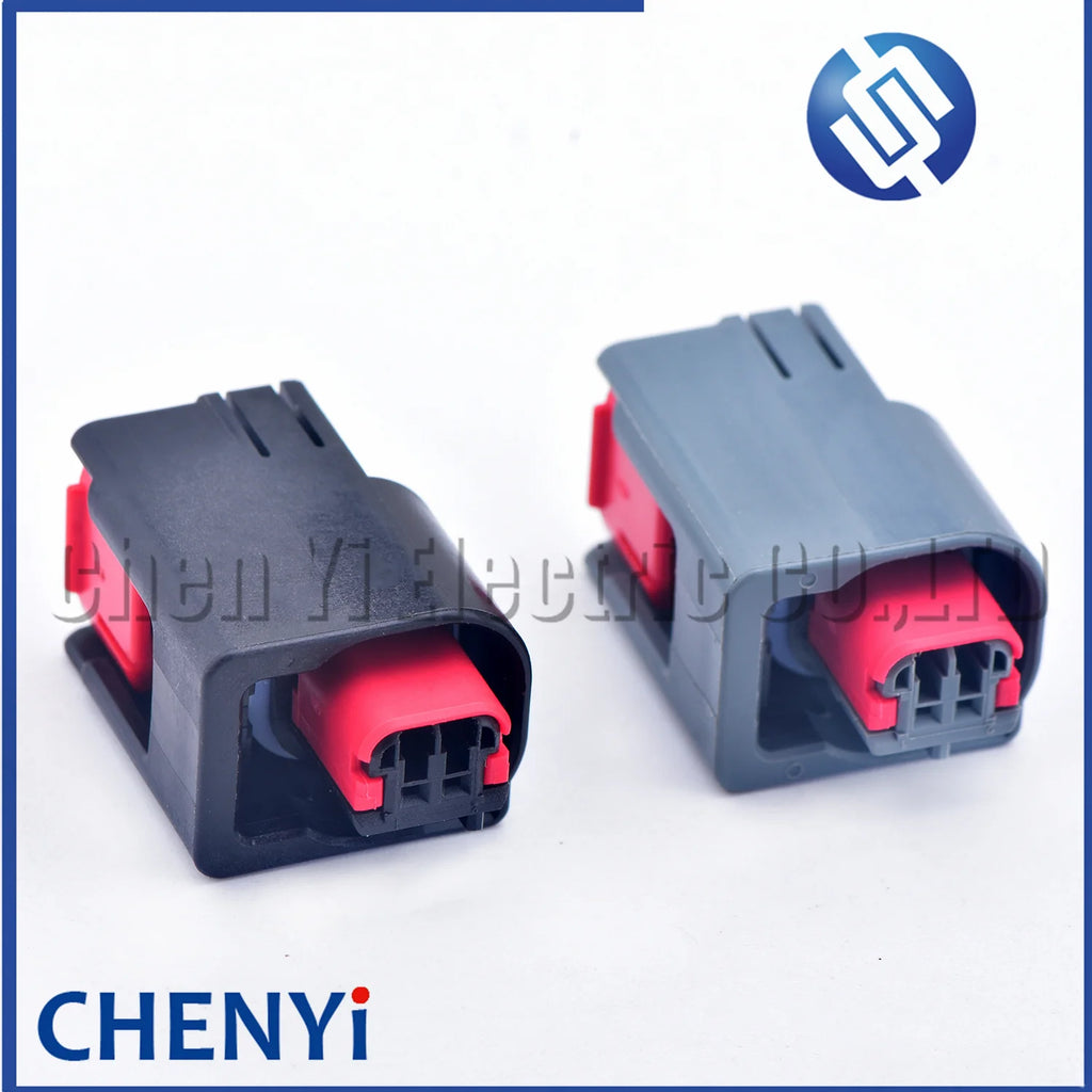 2 Pin female black grey Automobile waterproof connector Car Door Wire Harness Plug 1438426-1 1438426-3