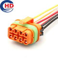 8 Pin Connector Waterproof 2.8mm Series Female Connector Motorcycle Electrical Harnesses Wiring Harness 32006-G22