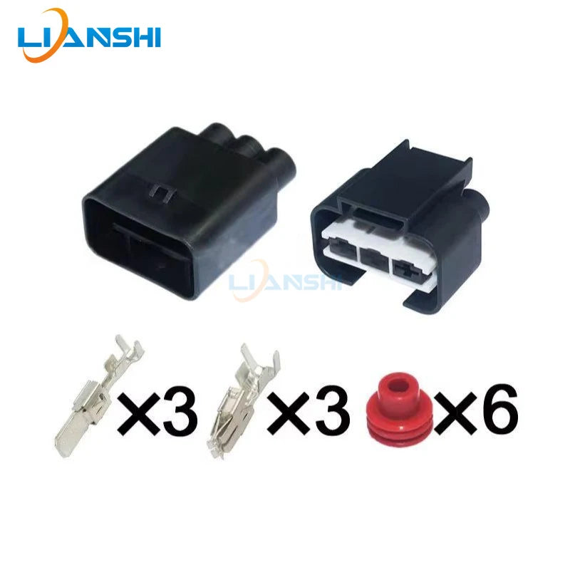 1743757-2/1743271-2 is suitable for the 3p wiring harness of the electronic fan plug of Hyundai Kia Tucson