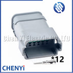 12 Pin Automotive waterproof connector Wiring Harness Plug For Deutsch DT series DT04-12P-E008 DT06-12S-E008 DT04-12P DT06-12S