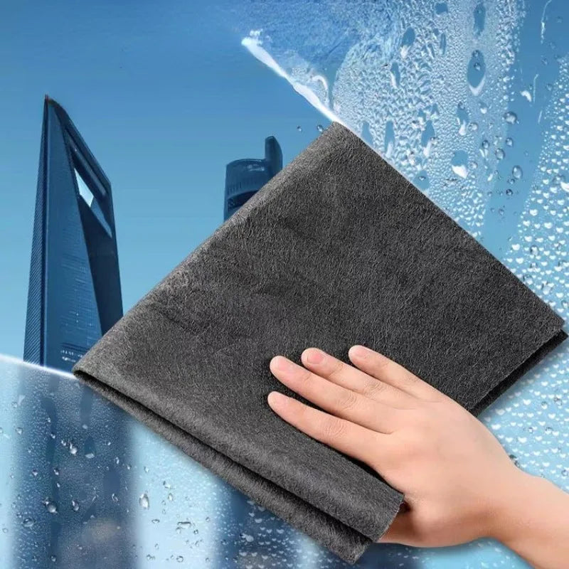 New Magic Cloth Thickened Cleaning Cloths No Trace Reusable Microfiber Car Window Glass Wiping Rags Towels Household Clean Tools