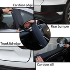 3D Carbon Fiber Sticker Paste Car Threshold Protective Film Anti Scratch Waterproof Matte Black Nano Sticker Tape for Car Body