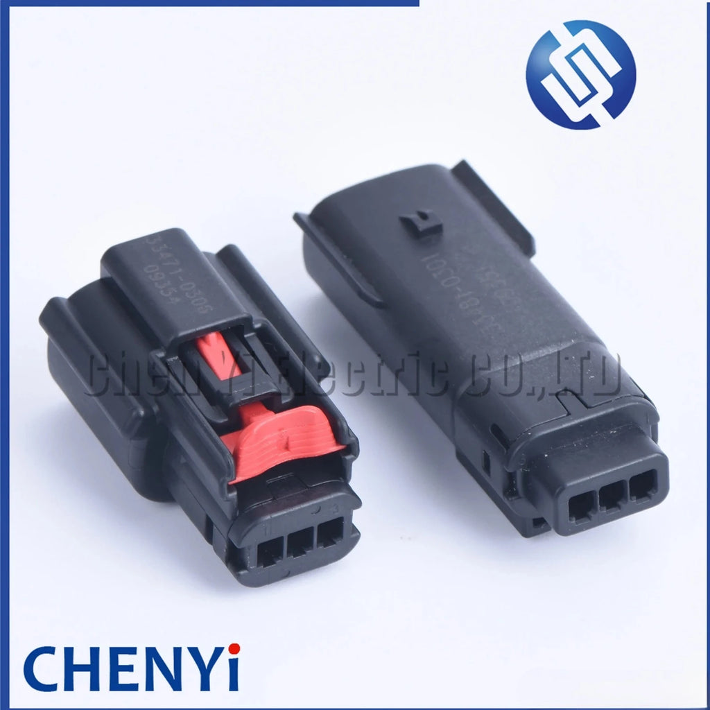 3 pin female or male 33471-0306 Automotive Steering Wheel Booster Pump Plug Electrical 33471-0301 33481-0301