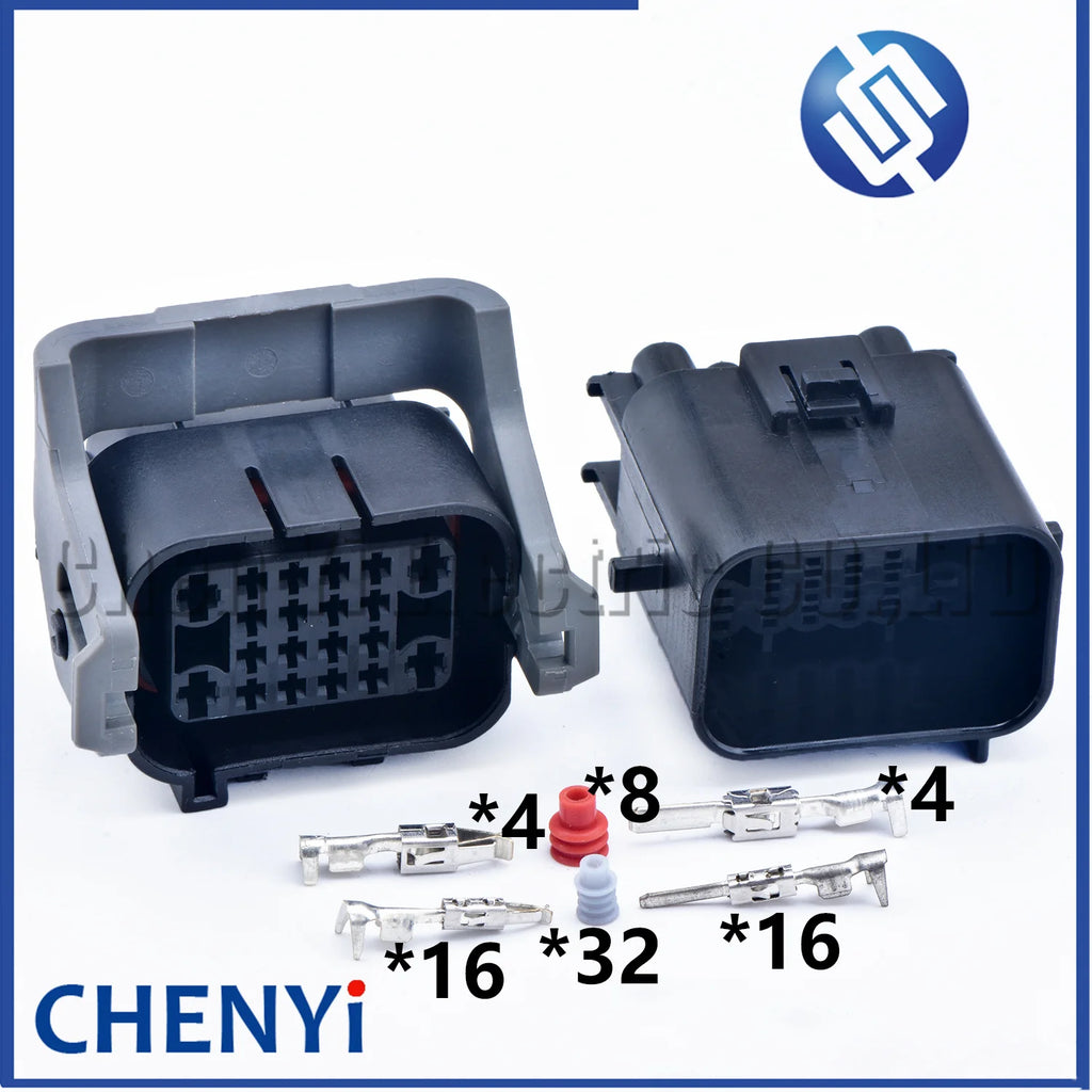 20 Pin 1.5/3.5mm Automotive Waterproof Engine Male or Female ECU Connector Cable Sealed engine Plug 936780-2 936777-2