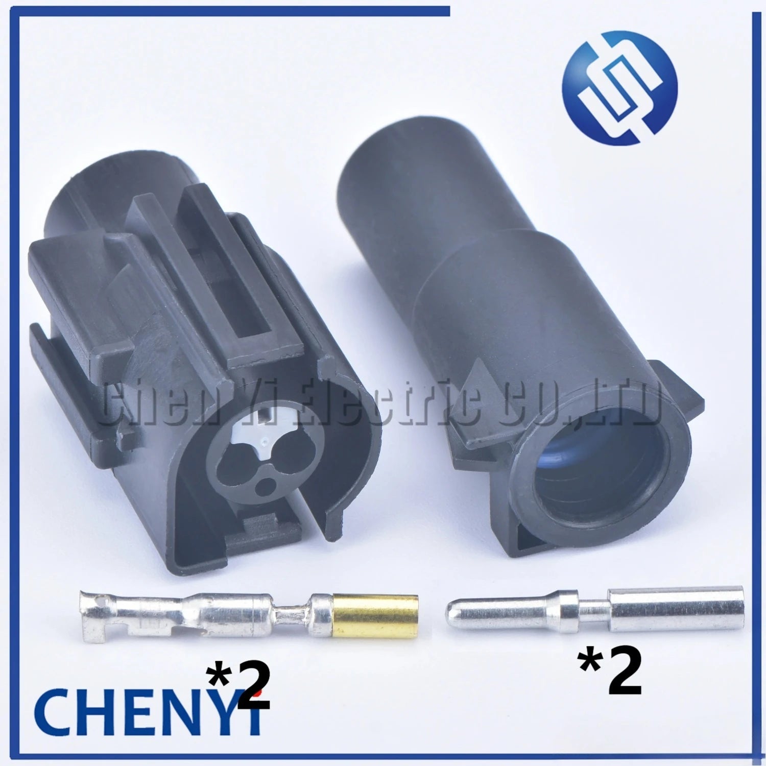 2 Pin Round female or male car waterproof auto connectors Plug with Pin For Ford