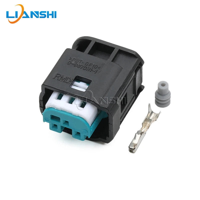 9-967081-2 Automotive air conditioning pressure switch 3pin sensor plug Headlight wiring harness plug-in 2-967642-1 1-967642-1