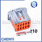 10 Pin Female Auto fuse box Electrical Wire Connector Body module plug 98816-1011 98823-1011 98823-1010 For Peugeot Citroen