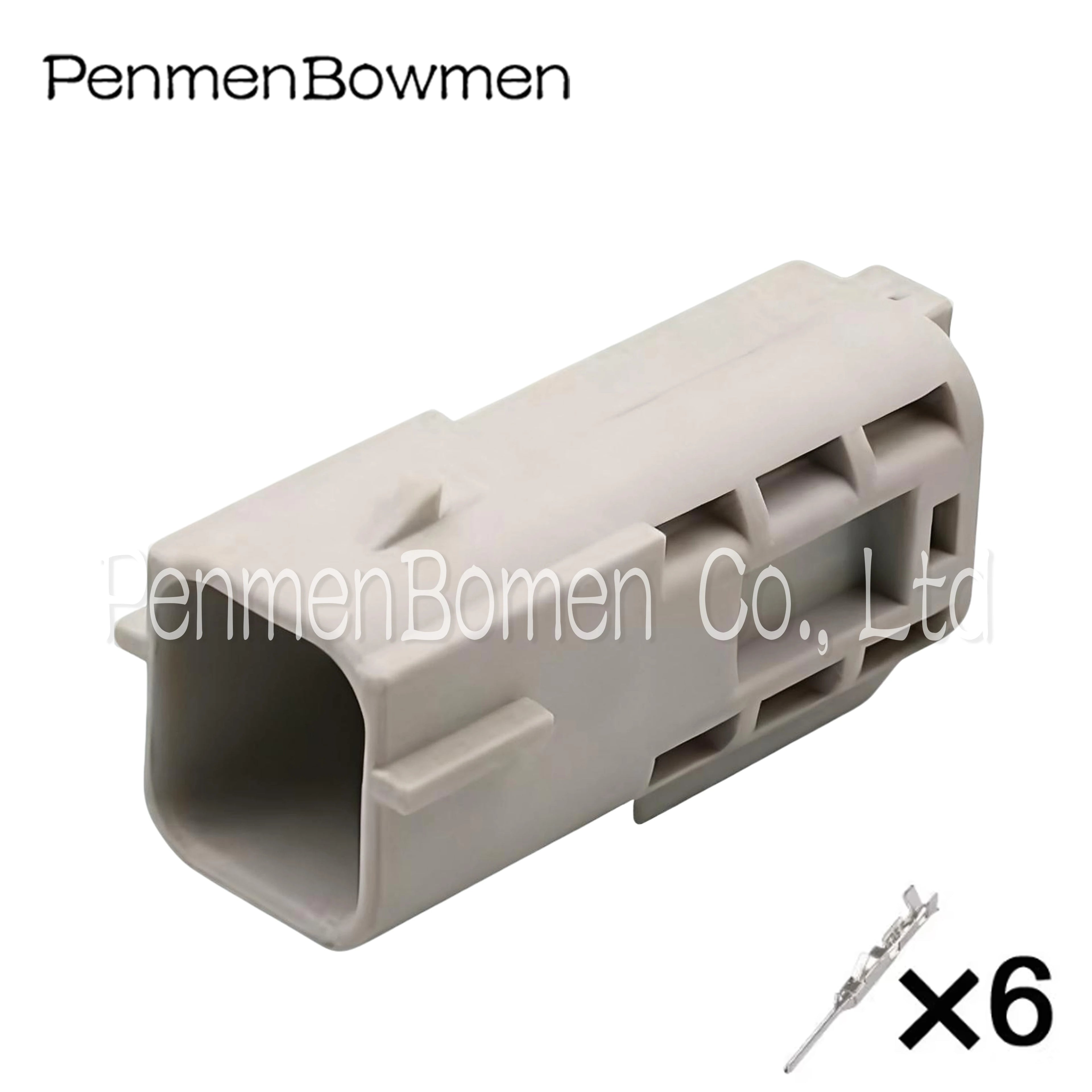 1 Set 6 Pin 2-1924211-1 Auto Rear License Plate Light Electrical Connectors Female Male Plug for Cadillac Buick 1924212-1