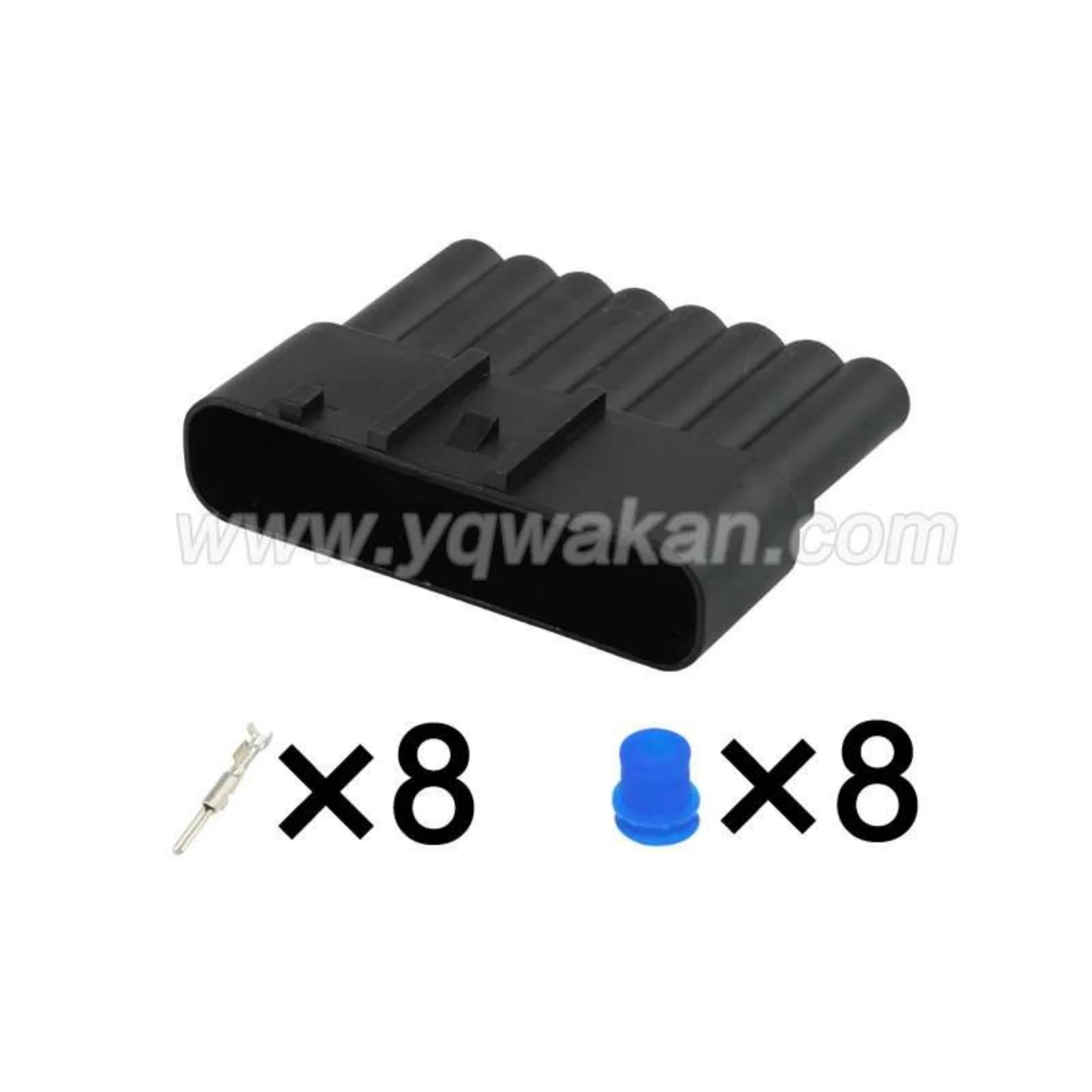 8 Pin 2.2mm Male Female Connectors 90980-11592 Auto Accelerator Throttle Pedal Plug Fuel Injector Socket For Toyota Lexus