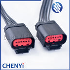 6 Pin Auto Accelerator Pedal throttle valve Connector Air flow meter Wiring Harness Plug 1438153-5 1-1419168-1 For Ford Mazda