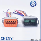 DT 2 3 4 6 8 12 Pin Automotive Sealed Electric Plug male female Waterproof Connector Wire Harness DT06-2S DT04-2P For Deutsch