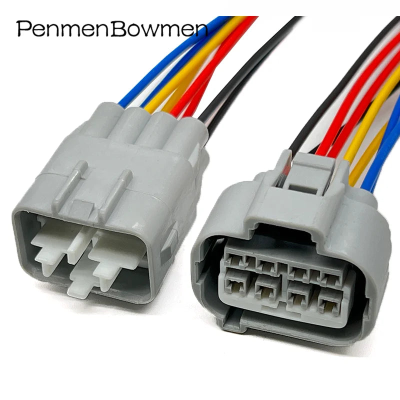 1 Set 8 Pin Car Reversing Radar Assembly PDC Electrical Connectors Wire Harness Plug For 7283-7080-40 7282-7080-40