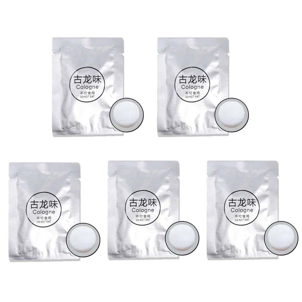 Car Solid Perfume Tablets Air Vent Perfume Refill 5 Flavor Air Freshener Car Interior  Perfume Diffuser Tablet Accessories